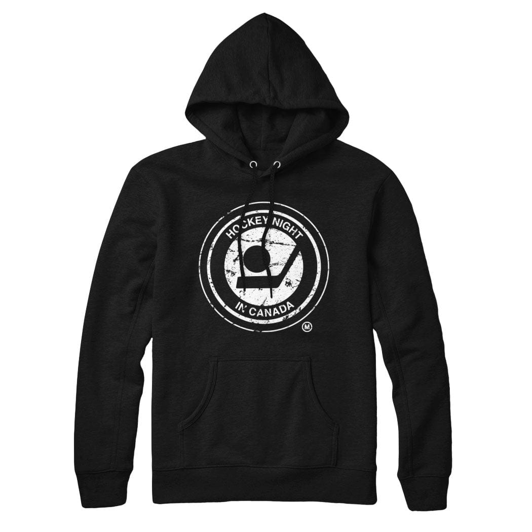 Retro Hockey Night In Canada Distressed Logo Sweatshirt or Hoodie