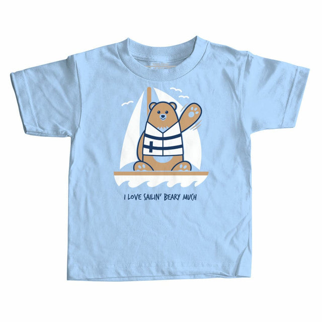 I Love Sailin Beary Much Kids T-shirt