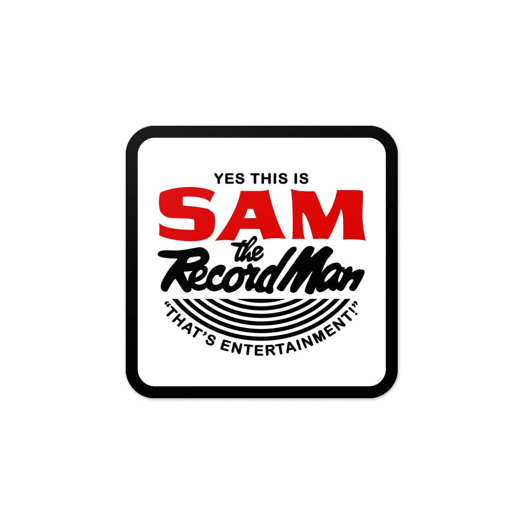 Sam the Record Man Vinyl Sticker – Black Maple Trading Co.