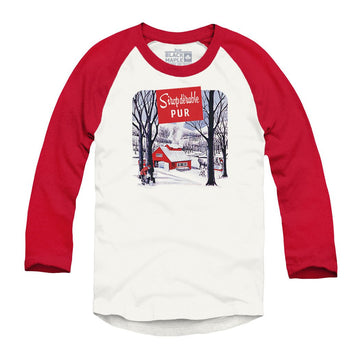 Sirop D'erable Pur Raglan Baseball Shirt