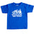 Stay Wild White Logo Kids Royal Blue T-shirt