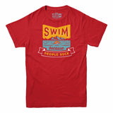 Swim Because People Suck Men's T-shirt Red