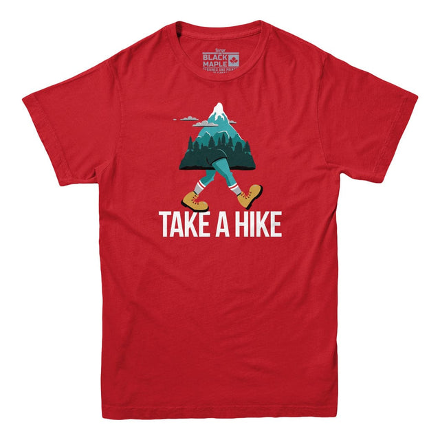 Take A Hike Walking Mountain T shirt