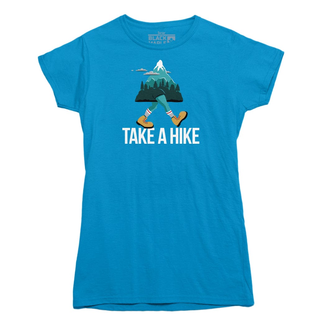 Take A Hike Walking Mountain Womens Tshirt
