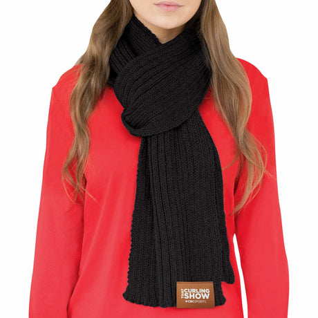 That-Curling-Show-Classic-Logo-Black-Chunky-Knit-Scarf