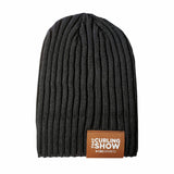 "Uncuffed" That Curling Show Classic Logo Black Chunky Knit Tuque