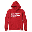 That Curling Show White Logo Hoodie  red