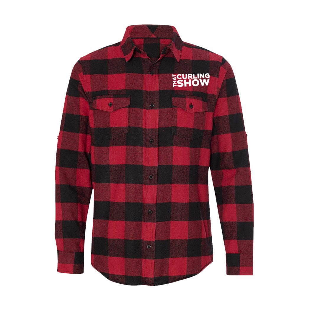 That Curling Show Buffalo Plaid Button Down Shirt – Black Maple