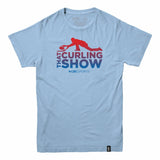 That Curling Show Colourful Leader Men's Light Blue T-shirt