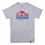 That Curling Show Colourful Leader Men's Sports Grey T-shirt