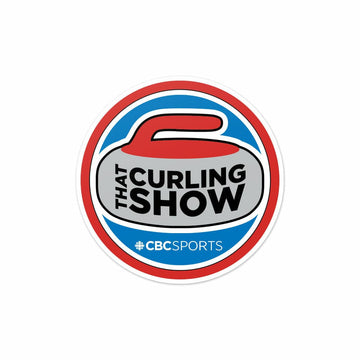 That Curling Show Rock Vinyl Sticker