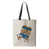The Best All Dressed Chips Canvas Tote Bag Natural with Black