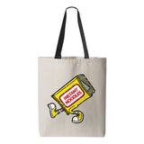 The Best Instant Noodles Canvas Tote Bag Natural with Black