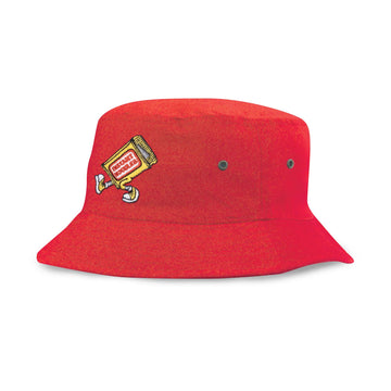 The Best Instant Noodles Embroidered Organic Cotton Bucket Hat