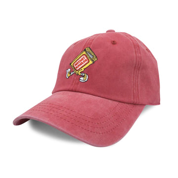 The Best Instant Noodles Embroidered Pigment Dye Cap
