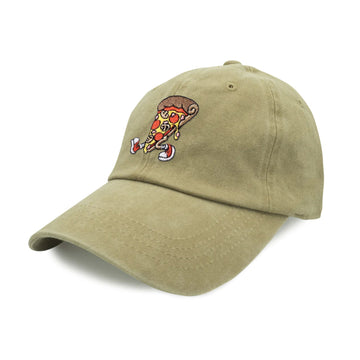 The Best Pizza Embroidered Pigment Dye Cap