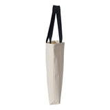 The Best Taco Tote Bag Natural with Black