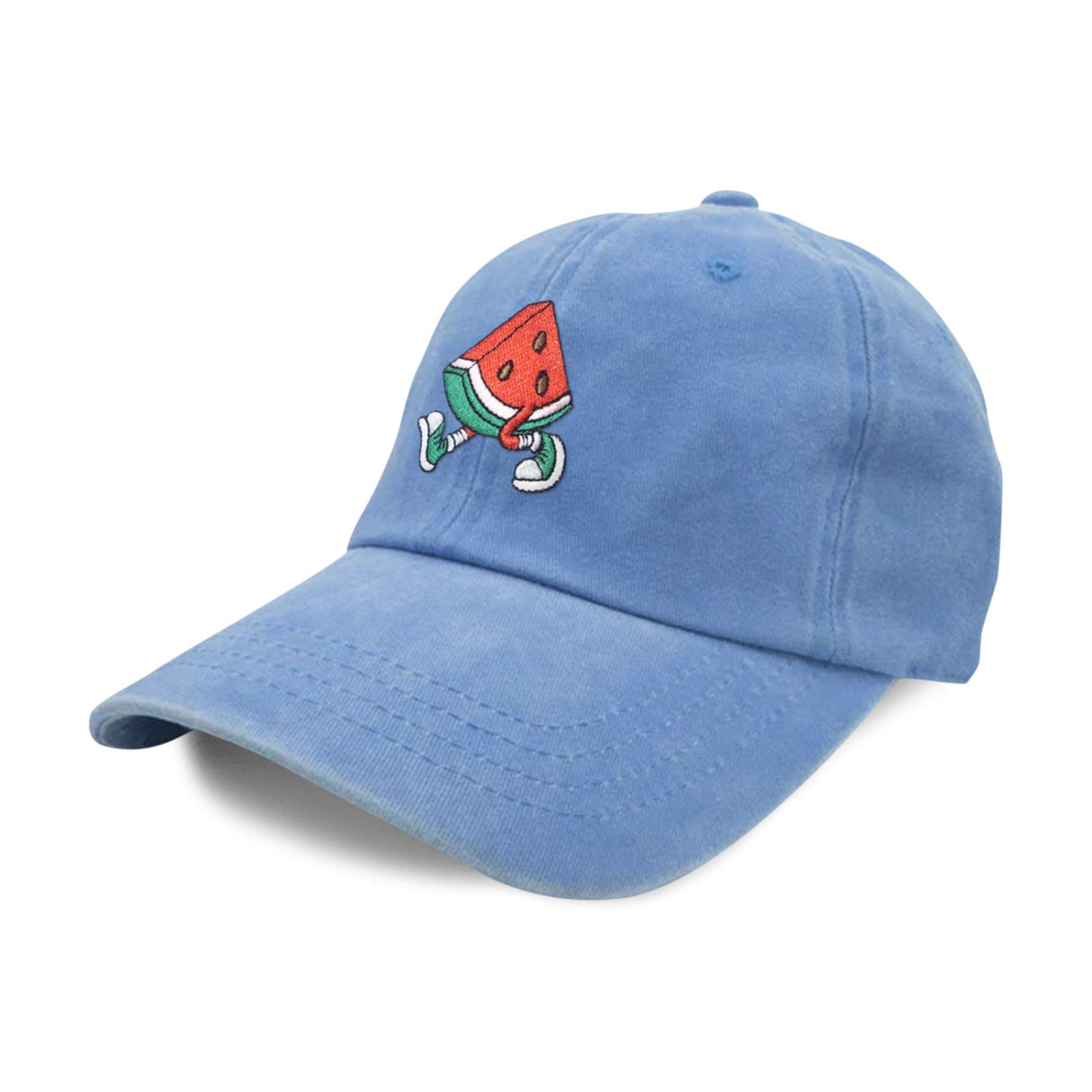The Best Watermelon Embroidered Pigment Dye Cap