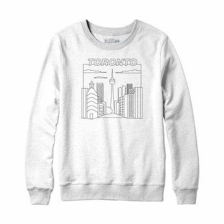 Toronto Perspective Crewneck Sweatshirt White
