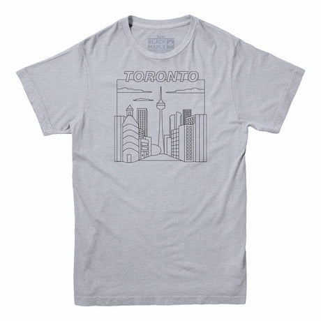 Toronto Perspective Mens T-shirt Sports Grey