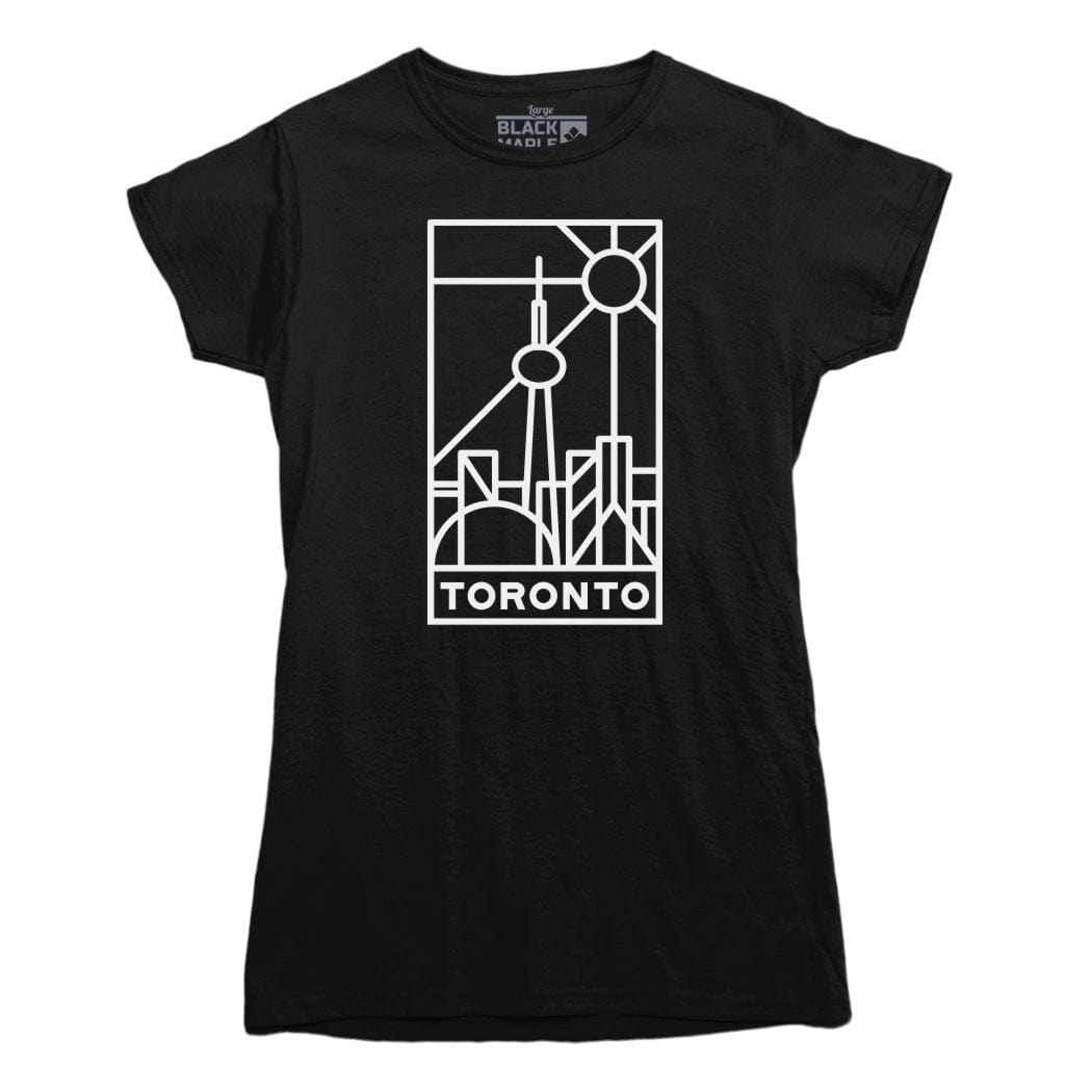 Toronto Stained Glass Light Print T-shirt