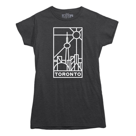 Toronto Stained Glass Light Print T-shirt