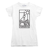 Toronto Stained Glass Dark Print T-shirt