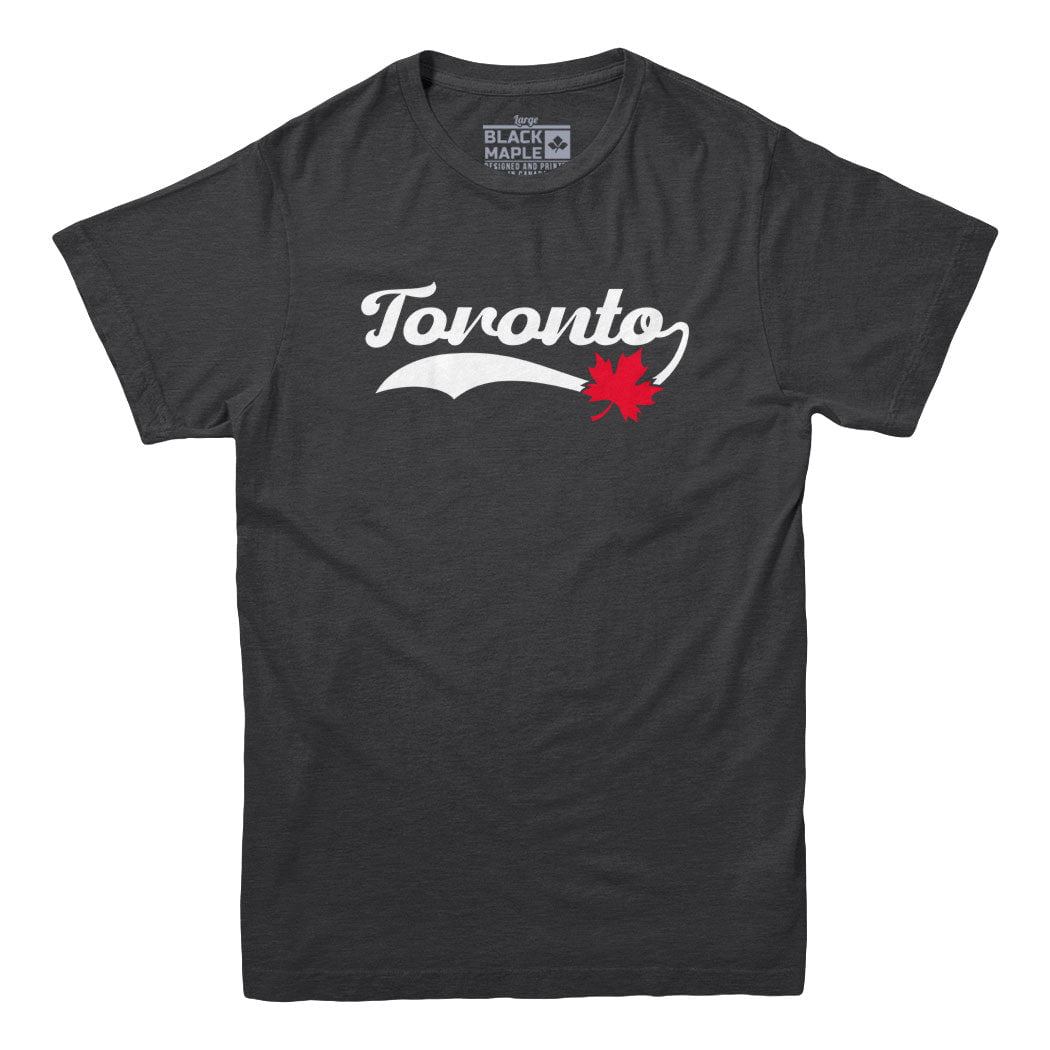 Toronto Retro Baseball Logo T-shirt – Black Maple Trading Co