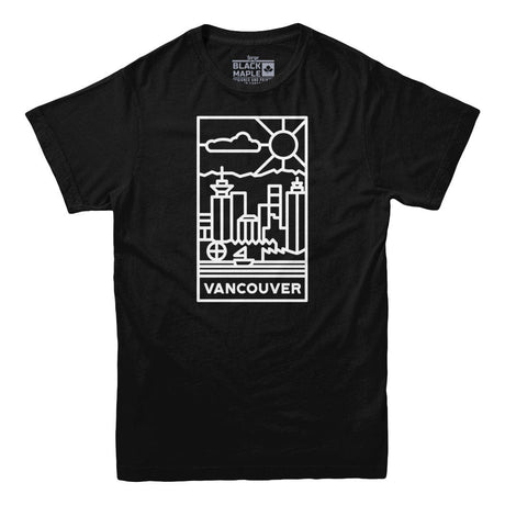 Vancouver Stained Glass Light Logo T-shirt