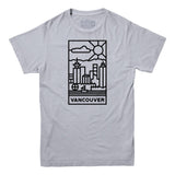 Vancouver Stained Glass Dark Logo T-shirt