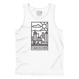 Vancouver Stained Glass Dark Logo Tank Top