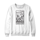 Vancouver Stained Glass Dark Logo Sweatshirt Hoodie