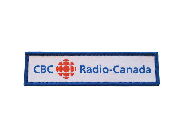 CBC Elongated Patch White with Blue