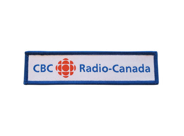 CBC Elongated Patch White with Blue